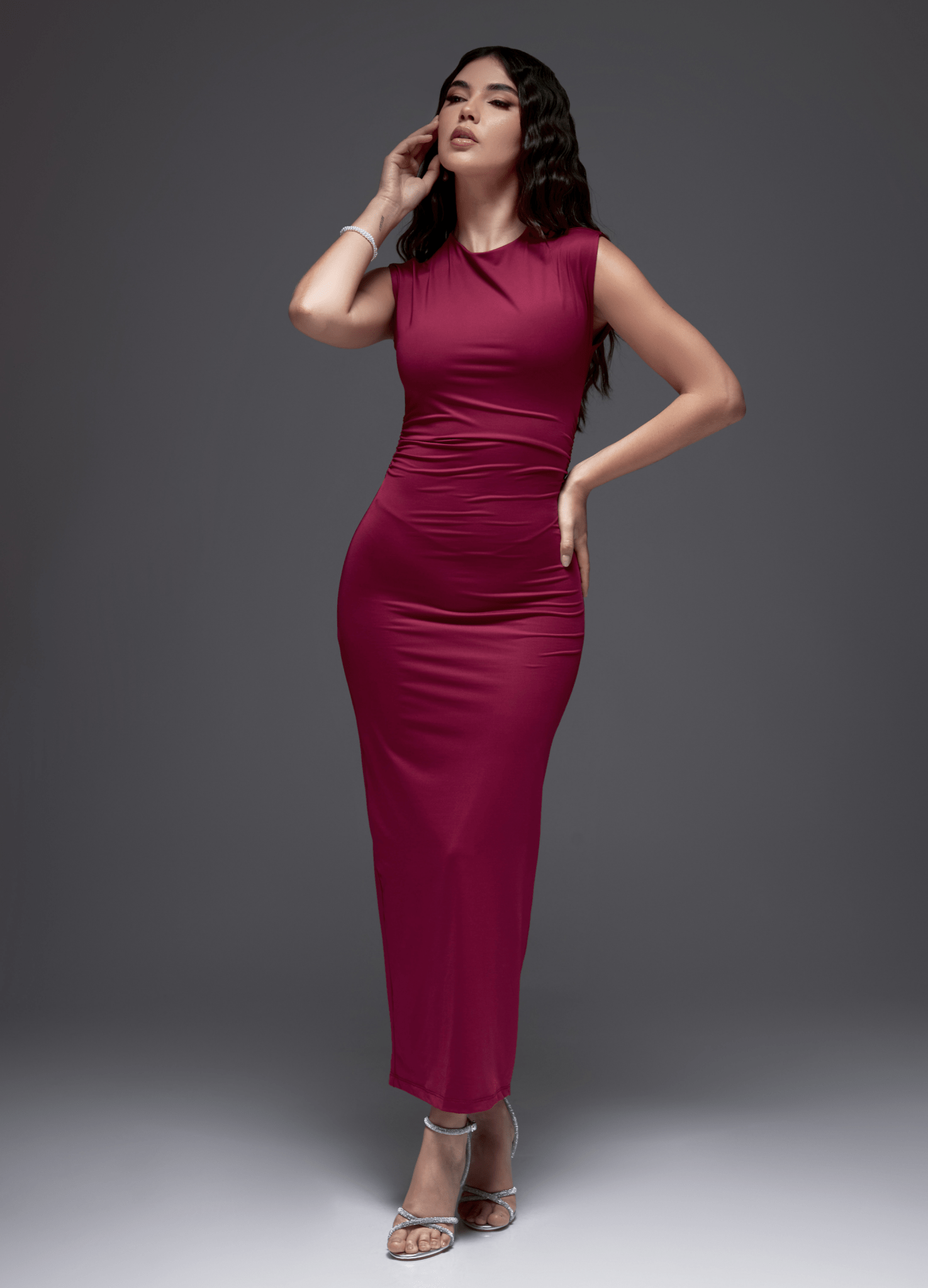 VESTIDO CUELLO CERRADO VITTORIA