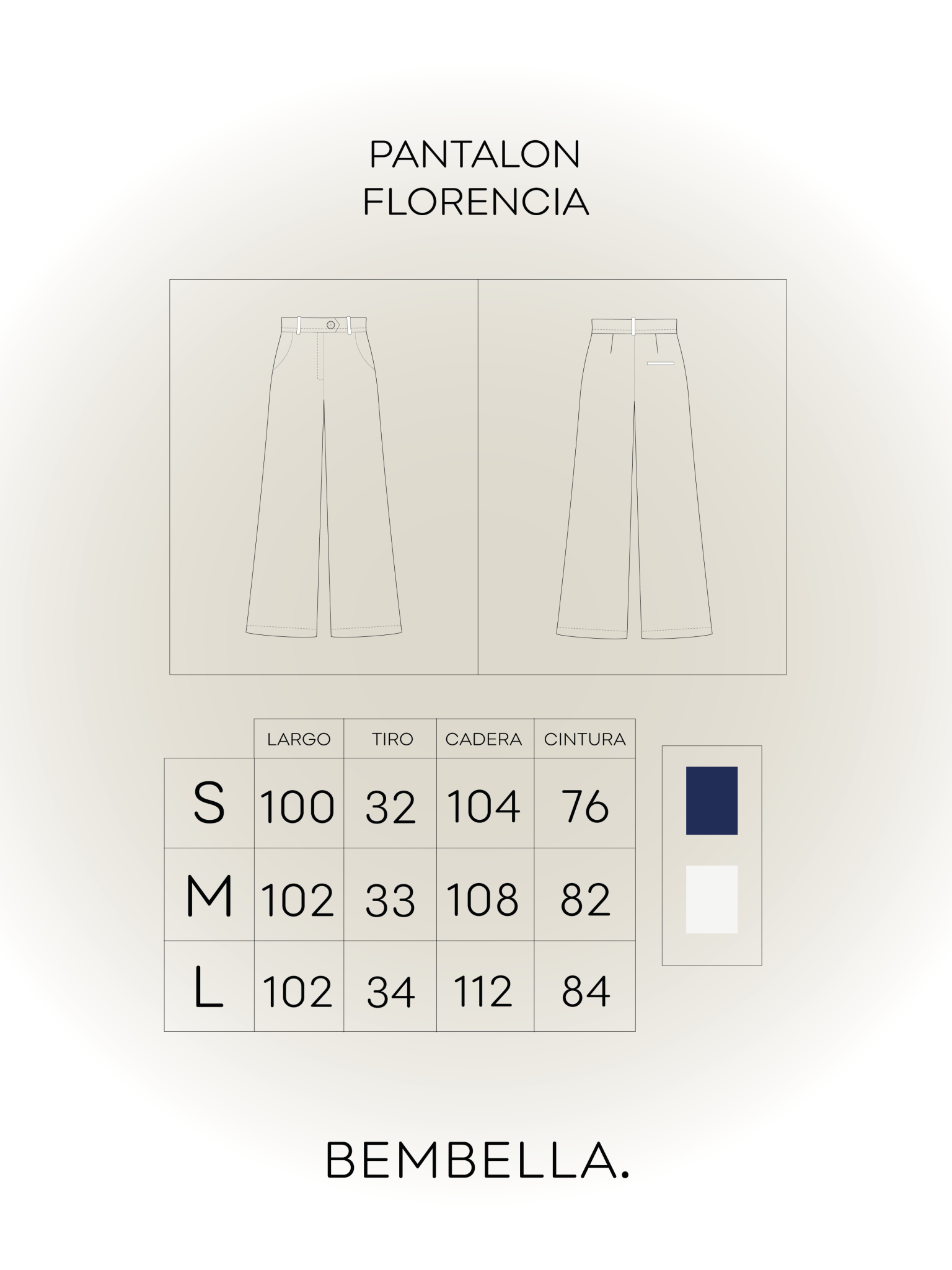 PANTALÓN SASTRE RECTO FLORENCIA PARA MUJER