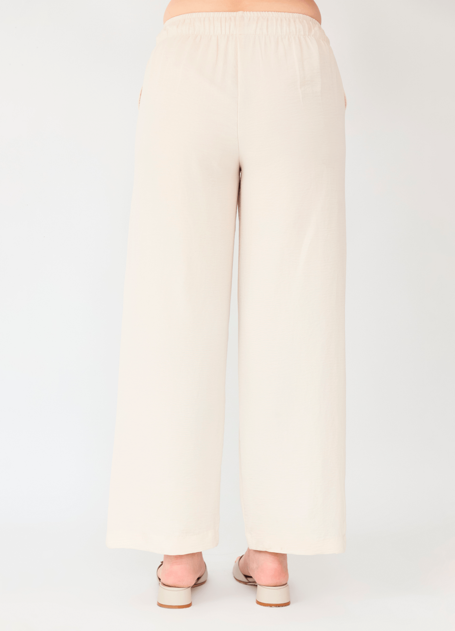 Pantalón fresco Giulia con pretina elástica