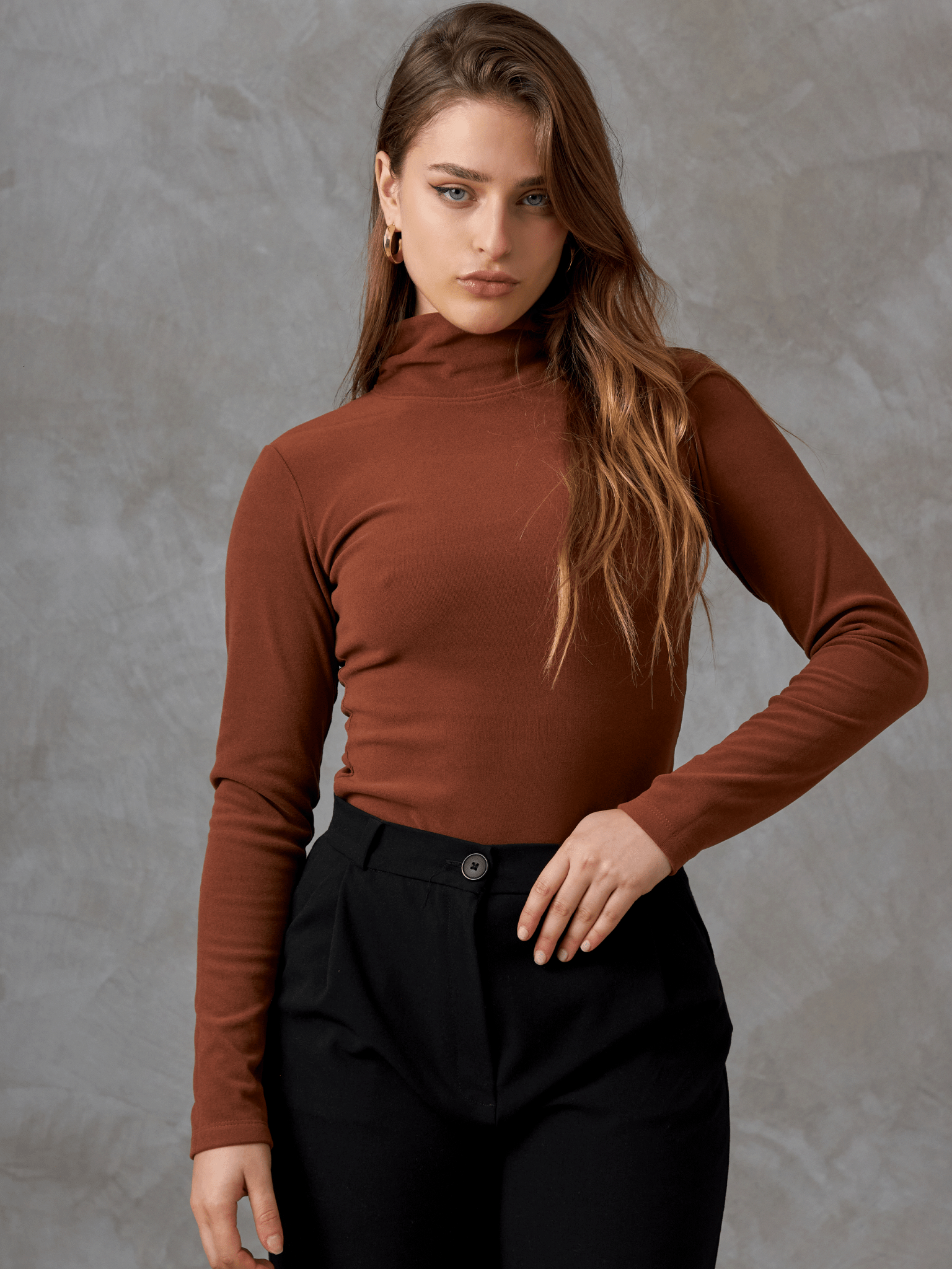 Cafarena básica manga larga Anne para mujer