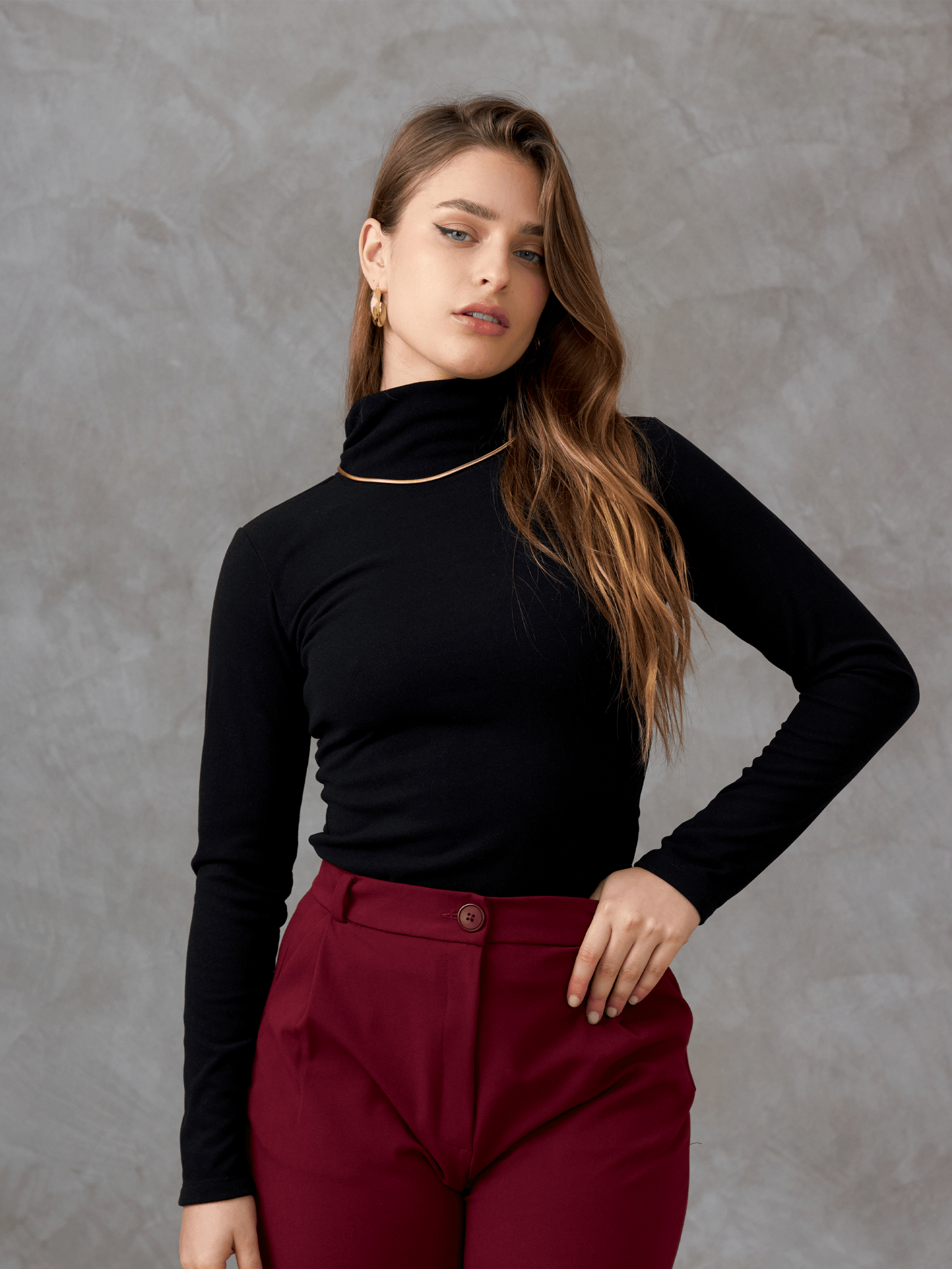 Cafarena básica manga larga Anne para mujer