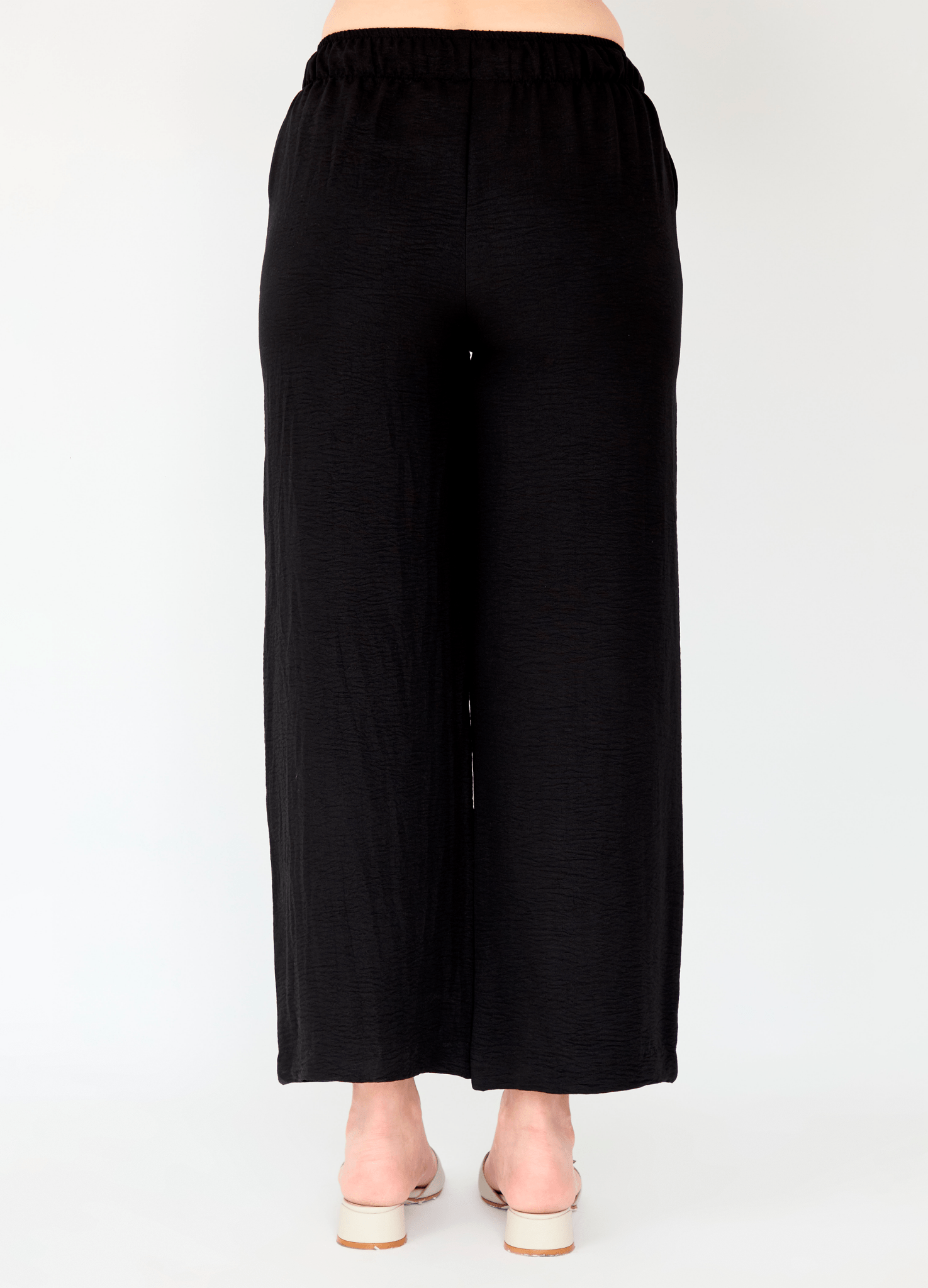 Pantalón fresco Giulia con pretina elástica