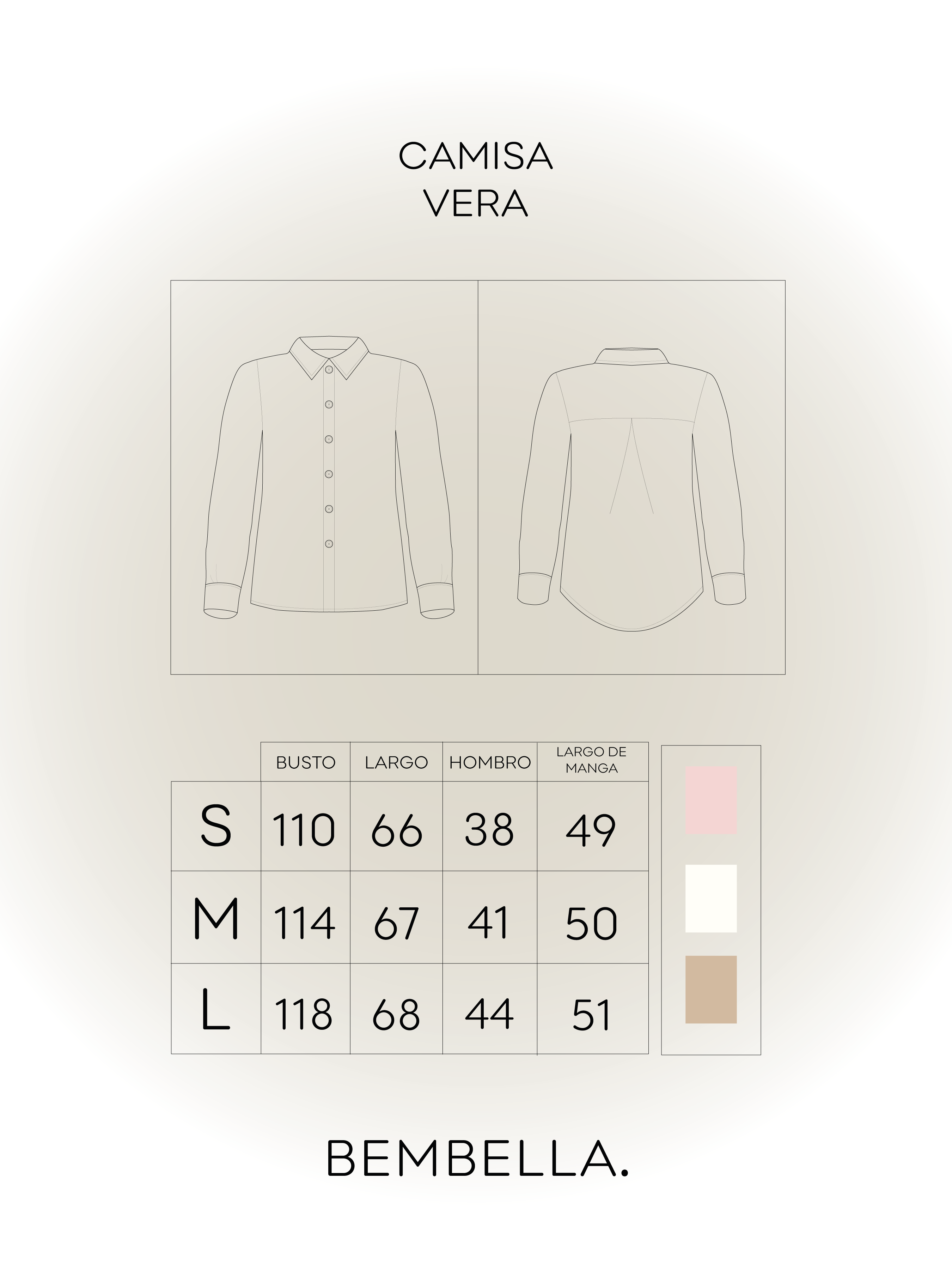 CAMISA VERA PARA MUJER