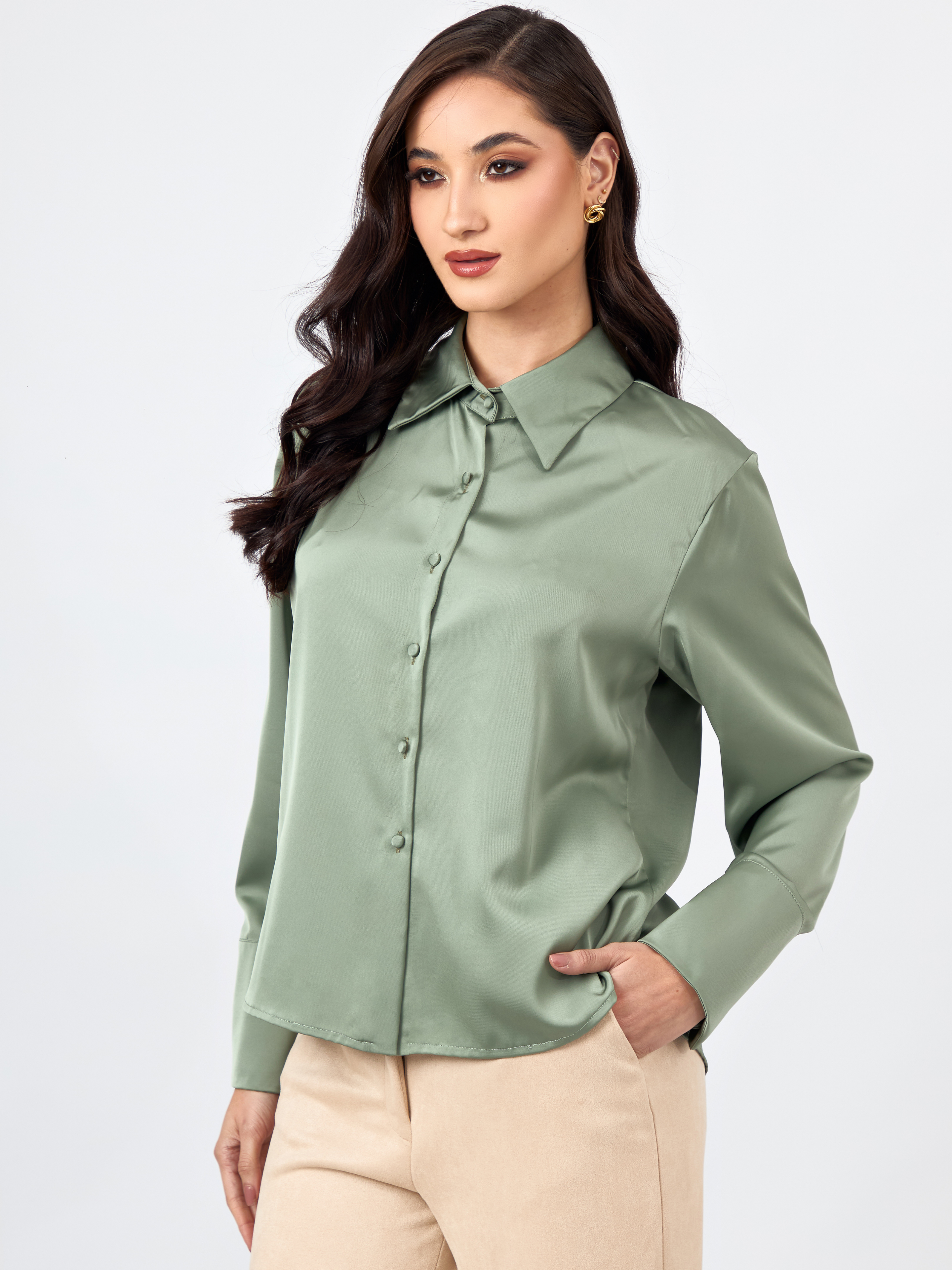 CAMISA SATINADA CLOÉ