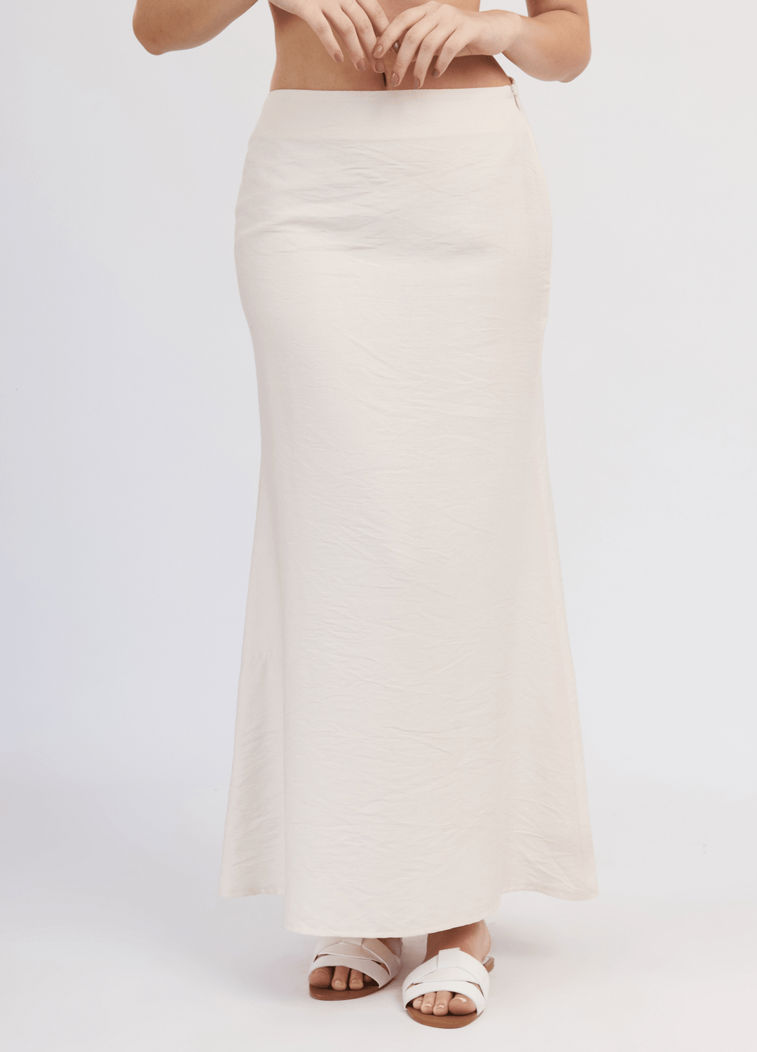 FALDA MARA LINO CORTE SIRENA ELEGANTE - Bembella Perú