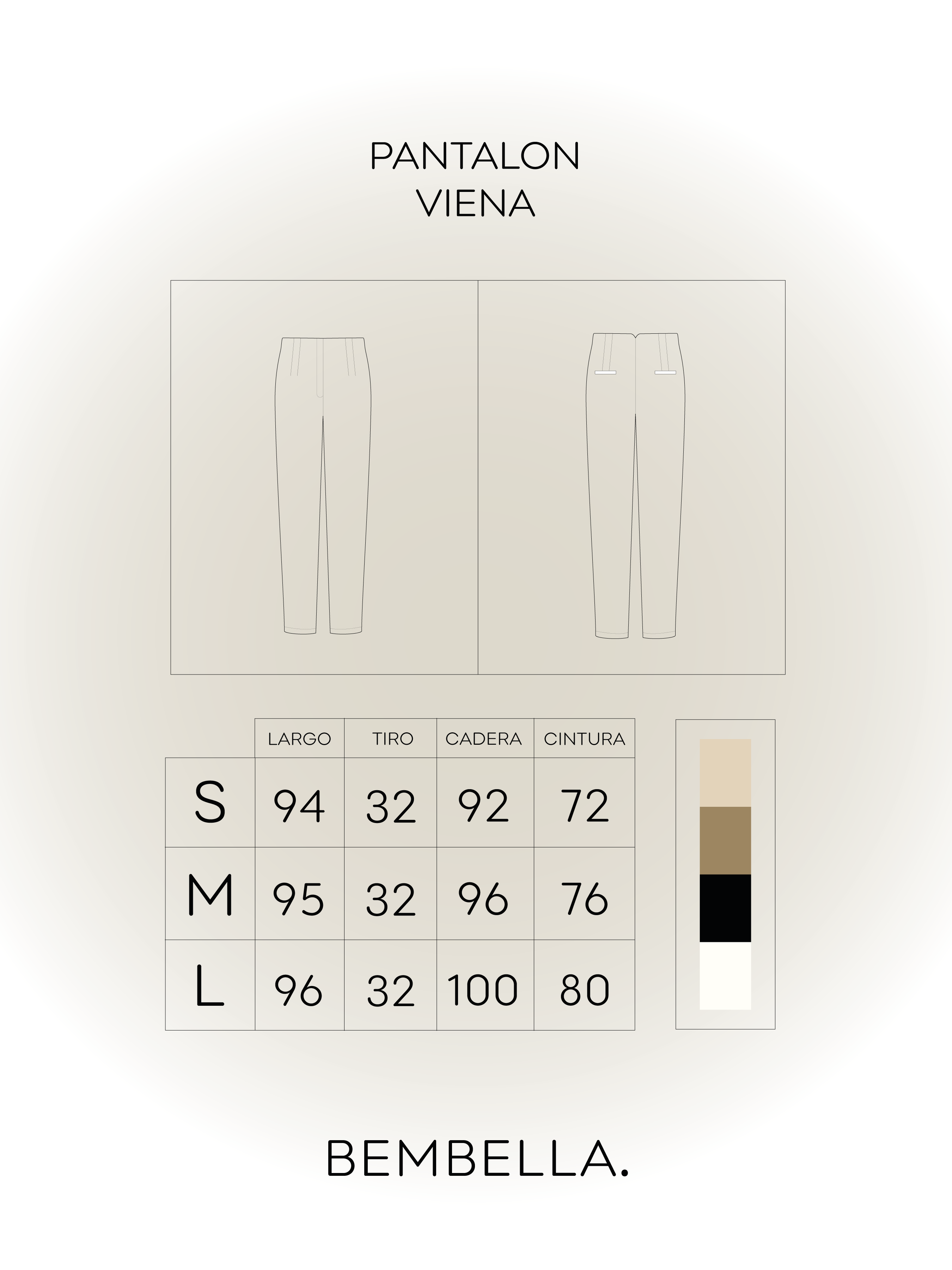 PANTALON VIENA PARA MUJER