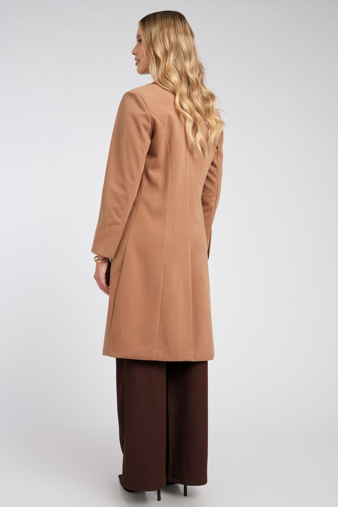 ABRIGO STELLE SUEDE FIT RECTO