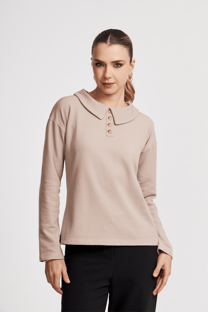 POLO MILAH CAMISERO PIQUÉ CASUAL - Bembella Perú