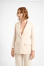 BLAZER BETANIA LARGO LINO CORTE PRINCESA
