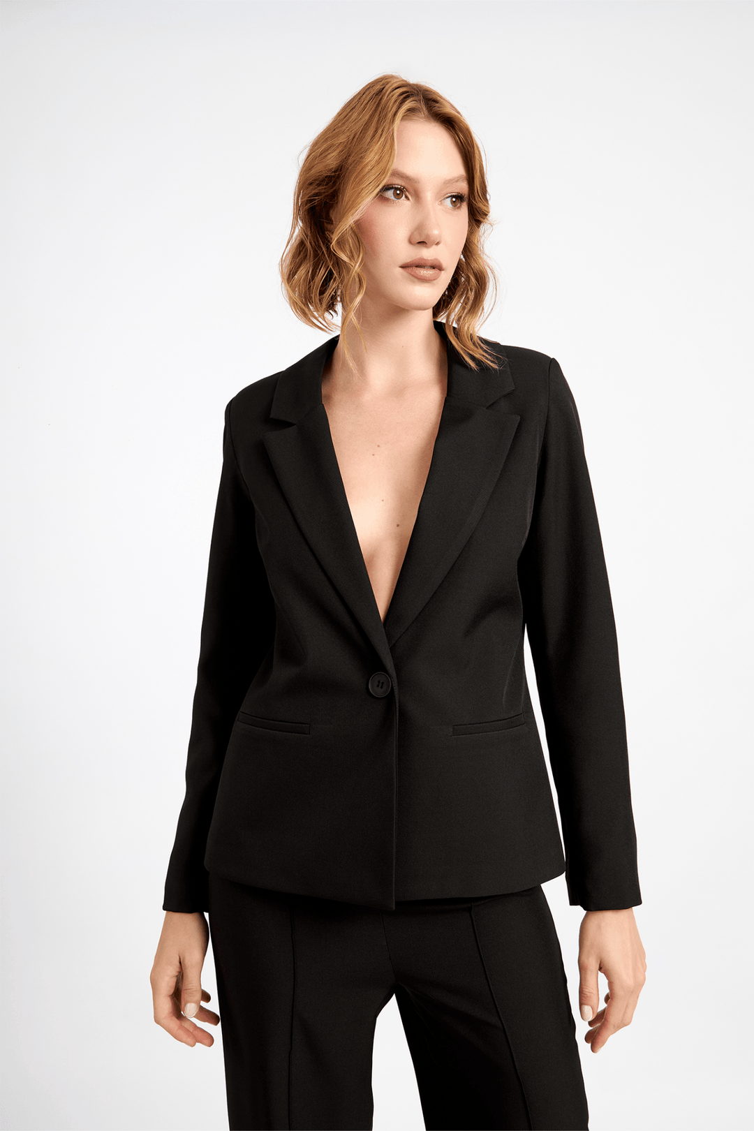 BLAZER KATE SASTRE LINO SOLAPA PICO ENTALLADO
