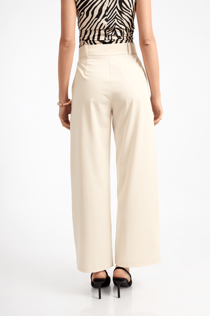 PANTALÓN MELANIA SASTRE CINTURA BOTA SEMI ANCHA